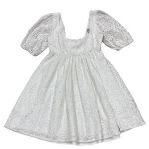 Show Me Your MuMu White Lace Dress